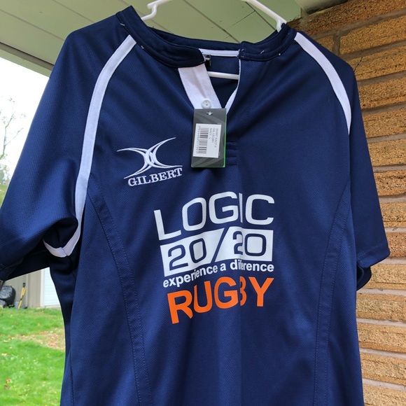 Gilbert Rugby Men’s Xact II Logic 20/20  Shirt L - Picture 1 of 8